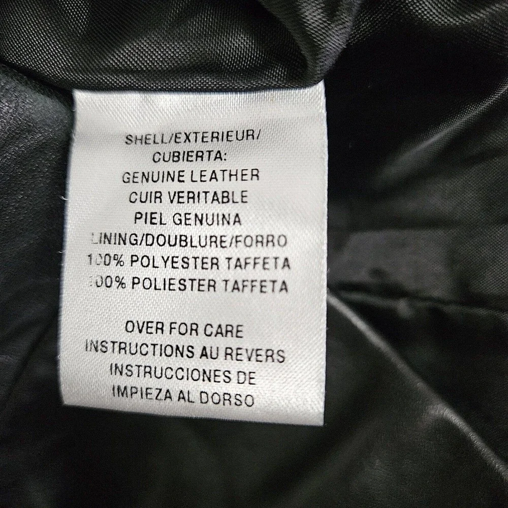 Vtg Casual Corner Leather Jacket Women’s Buttery Soft Sz M Zip Black Lined - Picture 9 of 11